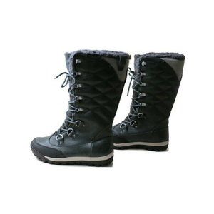 Bearpaw Women's Isabella Grey Winter Snow Boots 10